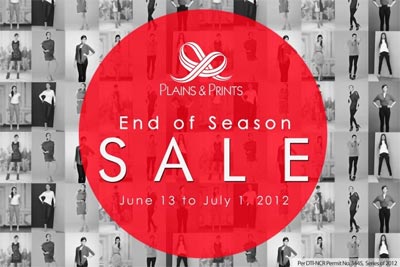 Plains & Prints End of Season Sale