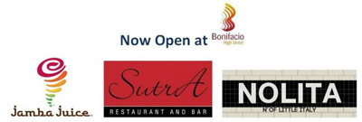 Now Open at Bonifacio High Street