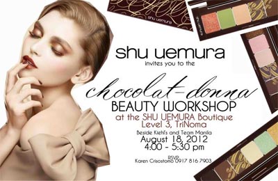Shu Uemura Chocolat-Donna Beauty Workshop