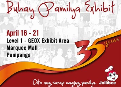 Jollibee's 35th Anniversary-Buhay Pamilya Exhibit