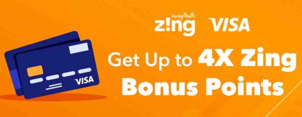 Shop with VISA and Earn more Zing Points