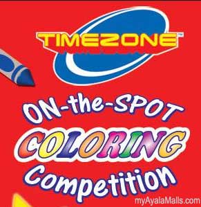 On the Spot Coloring Competition at Timezone