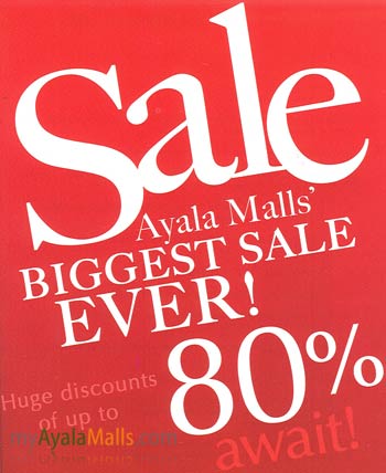 Ayala Malls Biggest Sale Ever!