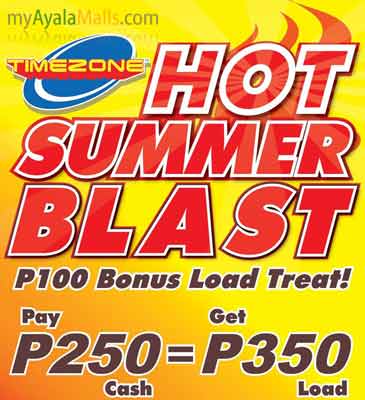 Timezone's Hot Summer Blast Promo