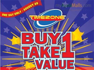 Timezone's Buy 1 Take 1 Value Promo