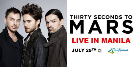 30 Seconds to Mars Live in Manila, TriNoma