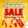 Whirlwind Pre-Christmas Sale